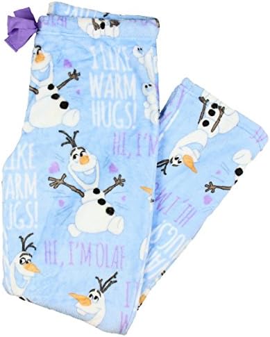Disney Frozen Olaf Women's Fleece Sleep Pant (Large)