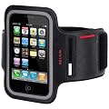 Belkin iPhone 3GS Neoprene Sports Armband - Black (With Reflective Silver Race Track For Street Safety)
