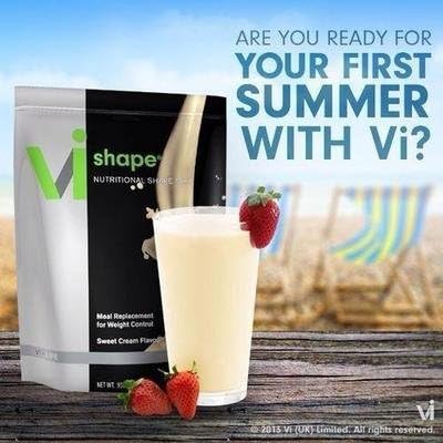 Visalus Body by Vi Shake nutrition weightloss meal replacement [1 Vi Shake Per Day] For Weight Management [Visuals VI-Shape Nutritional Shake Mix Sweet Cream Flavour] by Body By Vi