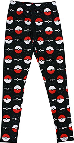 Pokemon Pokeball Womens Spandex Leggings, Large