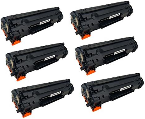 Office Station@Compatible Toner Cartridge Replacement for Hewlett-Packard (HP) CE278A (6 pack)