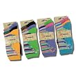 12 Paar Topmodische Socken f�r Damen, Teenager & Kinder in 6 Farben PWQ235, Farbe:mehrfarbig;Gr��e:35-39 (wie 35-38)