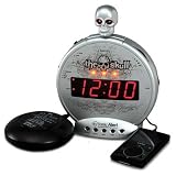 Sonic Boom The Skull Alarm Clock with Bone Crusher Bed Shaker