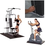 Body Solid Home Gym Package With Endurance B2u Upright Bike