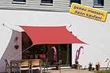 Sonnensegel Sonnenschutz Tarps Garten, Balkon, Terrasse, Grösse 3x3 Meter Quadrat terra Wasserabweisend