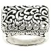 Large Filigree Ring in Sterling Silver Ladies