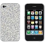 Silver Sparkles Case for Apple iPhone 4, 4S (AT&T, Verizon, Sprint)
