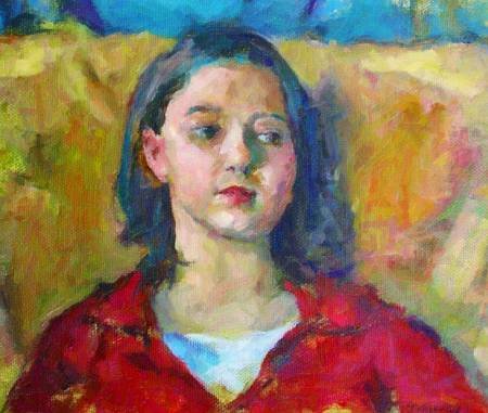 Custom Order #Z4-KJN, Oil on Canvas, Custom Painting of The Person You Love, For 1 Person of Customer's Choice, Style: Photo-Realism, with Signature Text 