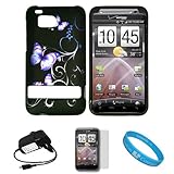 Purple Flower Durable 2 Piece Protective Crystal Hard Shield Guard Cover Ca ....