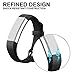 I-SMILE 3PCS Newest Version Colorful Replacement Wristband with Secure Clasps for Fitbit Alta Only(No Tracker, Replacement Bands Only)