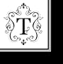 Monogram Luncheon Napkin - T