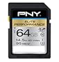 PNY Elite Performance 64 GB High Speed SDXC Class 10 UHS-I, U3 up to 95 MB/Sec Flash Card (P-SDX64U395-GE)