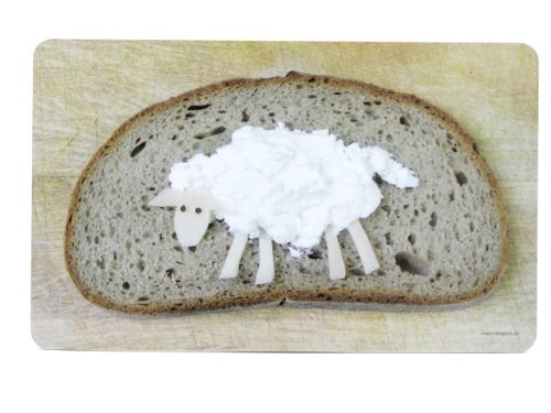 Inkognito Frühstücksbrettchen Schaf