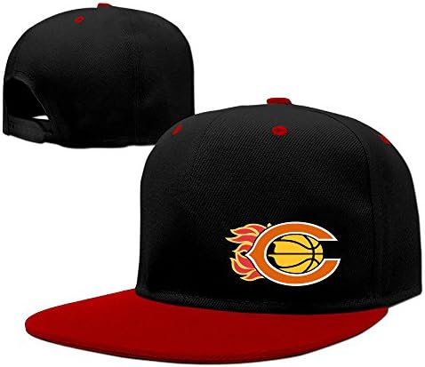 AUGU Hiphop Cap Calgary Chicago Indiana Sports Hat Red