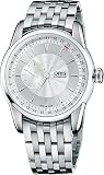 Oris Men's 4051MB Artelier Silver Dial Stainless Steel Bracelet Watch