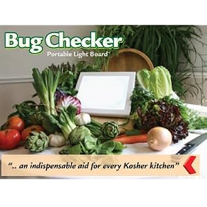 Bug Checker Portable Light Board Helps you check vegetables for bugs by Kosher Innovations