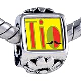 Pugster Pandora Style Bead Multicolored Tio Mustache Beads Fits Pandora Bracelet