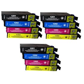 3 x T1295 Multipack Epson Compatible Ink Cartridges for Epson BX525WD - ALSO COMPATIBLE WITH Printers SX235W, SX420W, SX425W, SX435W, SX445W, SX525WD, SX535WD, SX620FW Epson Stylus Office B42WD, BX305F, BX305FW, BX305FW Plus, BX320FW, BX525WD, BX535WD, BX625FWD, BX630FW, BX635FWD, BX925FWD, BX935FWD Printers - Latest Version Double Capacity Inks - T1291 T1292 T1293 T1294 - Cyan / Magenta / Yellow / Black - Multipack ***By TriINKS***
