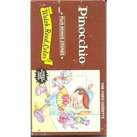 Pinocchio: Watch, Read, Color- Plus Bonus Stories