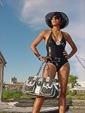 Baby Phat - Baby Phat Logo Belted One Piece Swimsuit
