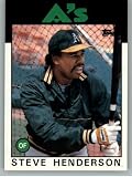 1986 Topps #748 Steve Henderson - Oakland Athletics (Baseball Cards)