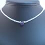 There's No Place Like Home Moonstone and Amethyst Necklace
