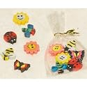 72 Mini Erasers / Rubbers - Value Pack of 12 Sets of 6 Party Favours