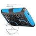 LG G3 Case, BUDDIBOX [HSeries] Heavy Duty Swivel Belt Clip Holster with Kickstand Maximal Protection Case for LG G3, (Blue)