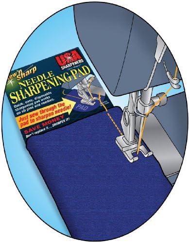 USA Sharpeners SSNSP Sew and Sharp Needles Sharpening Pad by USA Sharpeners