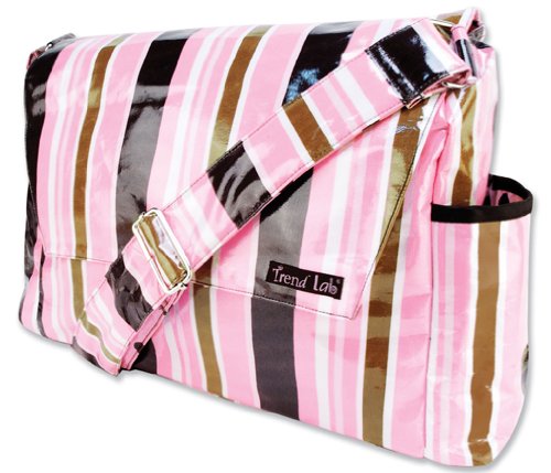 MAYA STRIPE MESSENGER DIAPER DIAPER BAGS