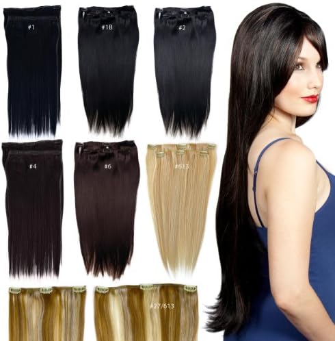 18" Clip in Human Hair Extension, 2pcs, 60g, Remy Quality