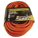 US Wire 65050 12/3 50-Foot SJTW Orange Heavy Duty Extension Cord