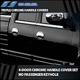1998-2002 Lincoln Navigator (No Passenger Keyhole) Chrome Door Handle Covers 