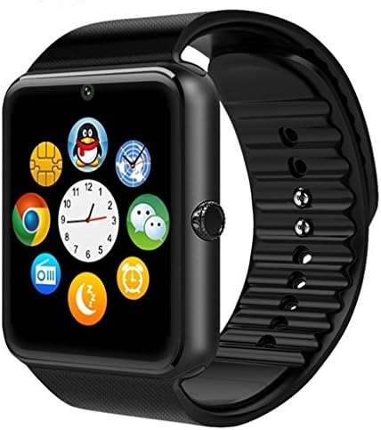 Newest Wearable Bluetooth Smart Watch GT08 Smart Health Wrist Watch Phone with SIM Card Slot for Android Samsung HTC LG SONY HUAWEI(Full Functions) IOS iPhone 5/5s/6/plus