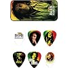 Dunlop - bobpt02h - Bo�te de 6 m�diators Heavy diff�rents Bob Marley