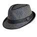 Dorfman Pacific Men's Wool Herringbone Band Classic Fedora Hat