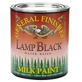 Lamp Black Milk Paint, Quart by General Finishes