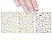 ALLYDREW 3 Sheets Dreamy Unicorns Nail Stickers Nail Art