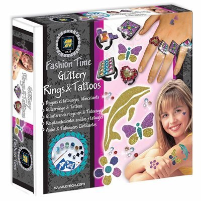 Fashion Time - Glittery Rings & Tattoos