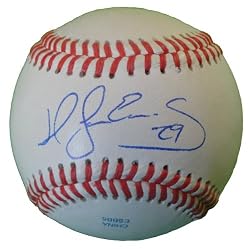 San Francisco Giants Hector Sanchez Autographed ROLB Baseball, 2012 World Series, Proof Photo