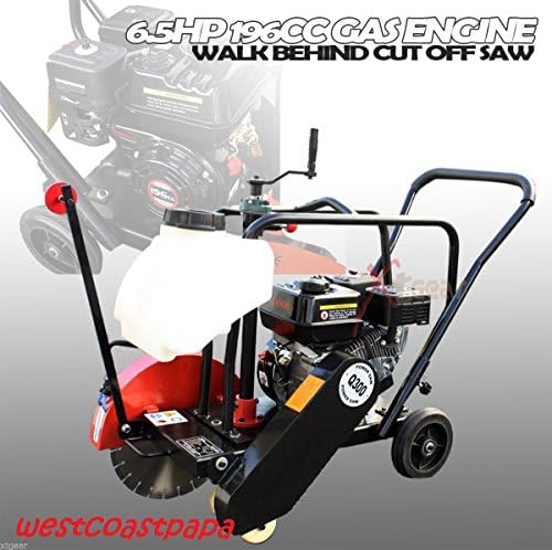 Walk Behind Cut-Off Saw Gas Engine with Blade &amp; Tank for Concrete