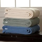 Beautyrest Mercerized Cotton Blanket, Full/Queen, Blue