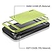 Vofolen Case for iPhone 6 Plus Case iPhone 6S Plus Case Wallet Impact Resistant Anti-Scratch Protective Shell Shockproof Rubber Bumper Cover Card Slot Holder Case for iPhone 6 Plus 6S Plus - Lime