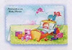 Baby Shower Invitation - SPANISH - 100 per pack - Envelopes Included