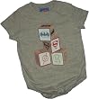 Justice League -- Baby Blocks Infant Onesie Snapsuit