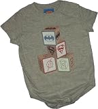 Justice League -- Baby Blocks Infant Onesie Snapsuit