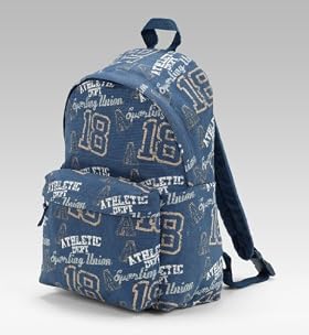 Pure Cotton Graphic Print Rucksack