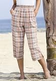 Seersucker Plaid Capris