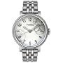Fossil Women's JR9949 Clear Water Dial Stainless Steel Watch