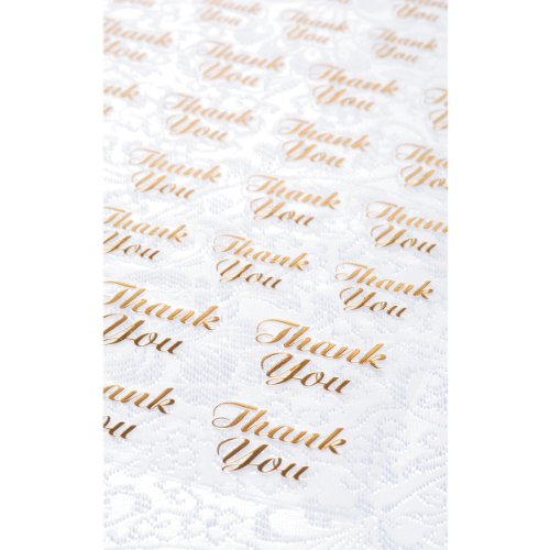 Clear Stickers 47 Pkg-Gold Thank YouB0054G6A8Q